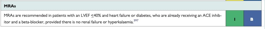 Aldosteronantagonister MRA efter STEMI